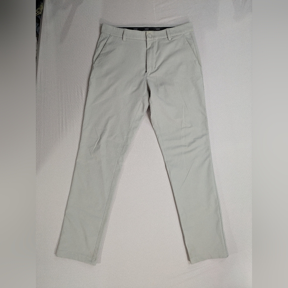 Rhone Commuter Pants Mens 31 x 30 Grey Performance Stretch Chino Lightweight - Picture 1 of 12